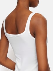 Jigsaw White Square Neck Layering Tank - Image 4 of 6