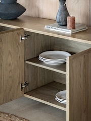 Gallery Home Brown Dalry 4 Door Sideboard - Image 3 of 8