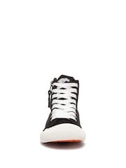 Rocket Dog Jazzin Hi 10A Canvas Cotton Black Trainers - Image 5 of 5