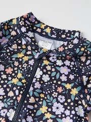 Polarn O. Pyret Blue Ditsy Floral Swimsuit - Image 2 of 2