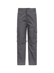 Mountain Warehouse Grey Active Kids Convertible Trousers - Image 1 of 5