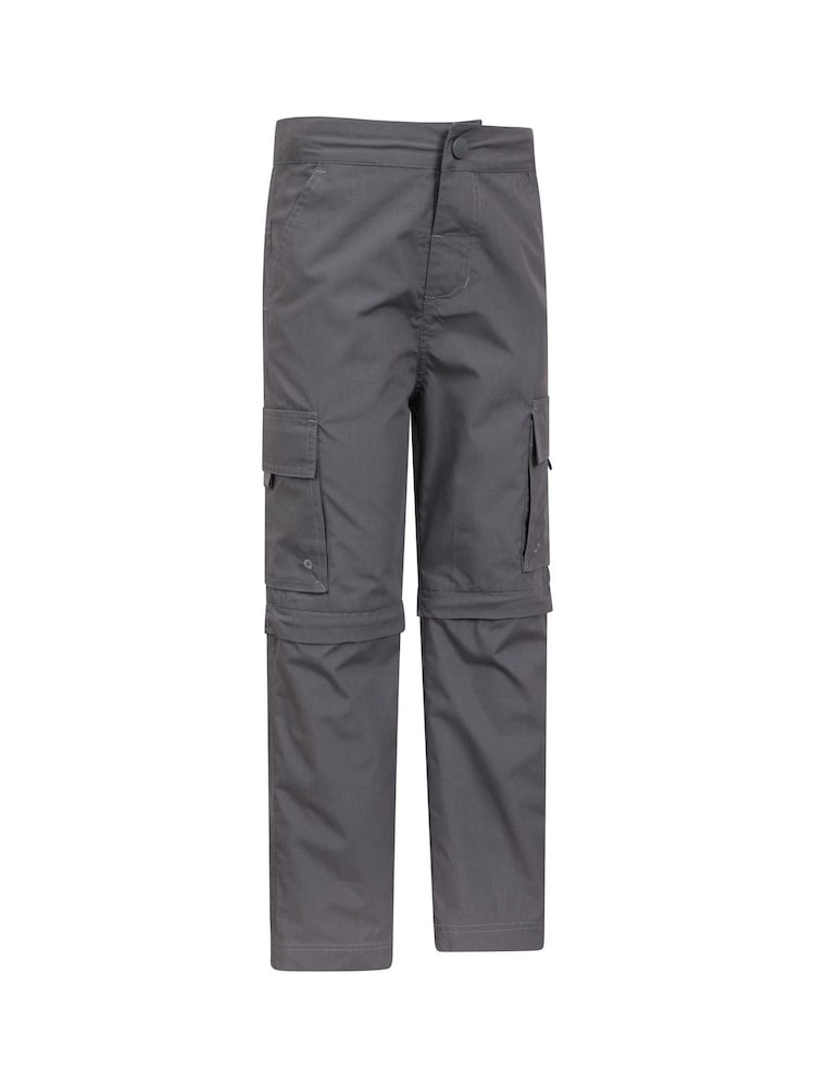 Mountain Warehouse Grey Active Kids Convertible Trousers - Image 2 of 5