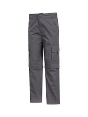 Mountain Warehouse Grey Active Kids Convertible Trousers - Image 4 of 5