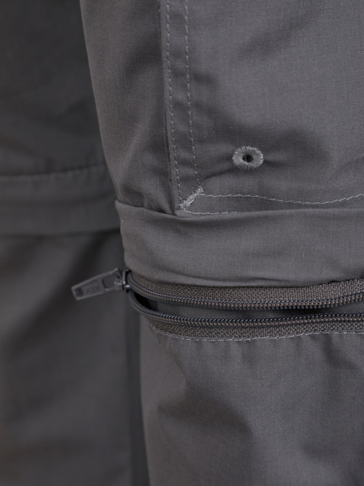 Mountain Warehouse Grey Active Kids Convertible Trousers - Image 5 of 5
