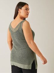 EVANS Curve Tape Yarn Vest - Image 3 of 4