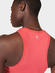 Sweaty Betty Coral Pink Athlete Seamless Workout Tank Top - Image 6 of 7