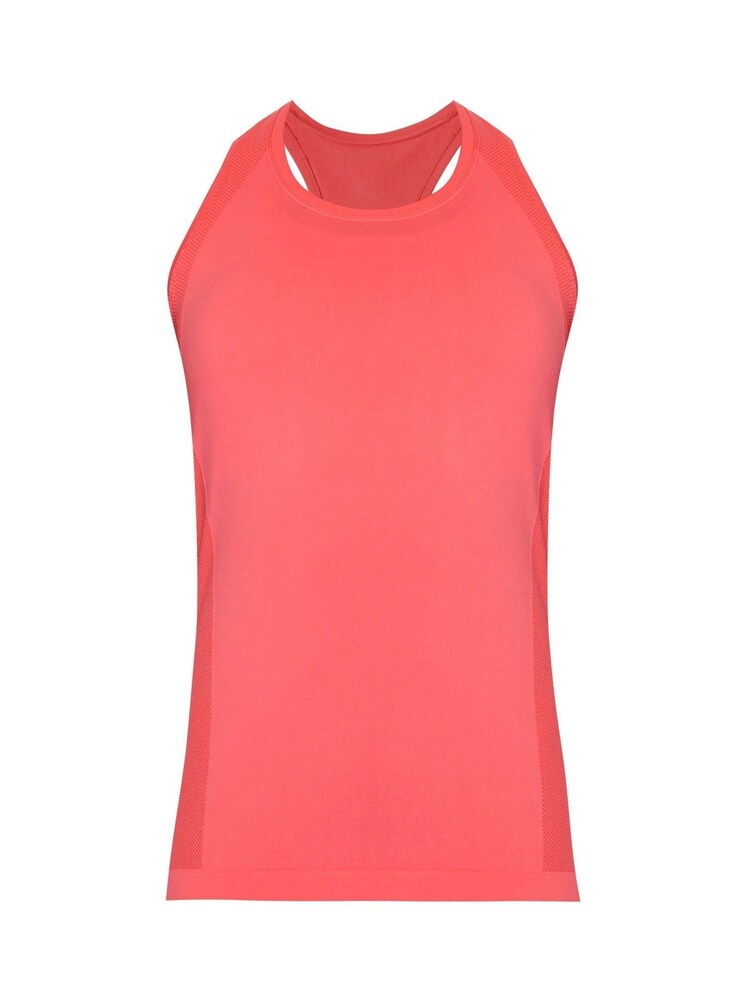 Sweaty Betty Coral Pink Athlete Seamless Workout Tank Top - Image 7 of 7