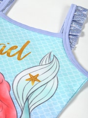 Brand Threads Purple Disney Princess Ariel Girls Swimming Costume - Image 4 of 5