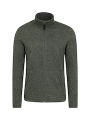 Mountain Warehouse Green Mens Idris II Full-Zip Fleece Jacket - Image 1 of 5