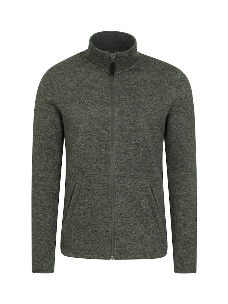 Mountain Warehouse Green Mens Idris II Full-Zip Fleece Jacket - Image 1 of 5