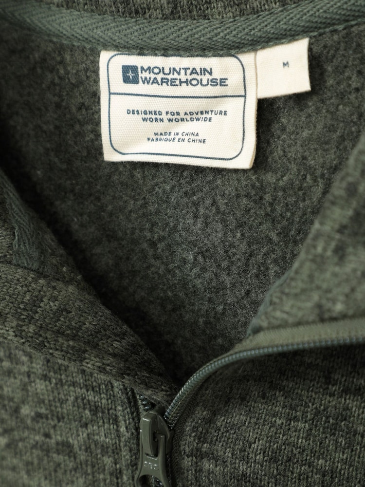 Mountain Warehouse Green Mens Idris II Full-Zip Fleece Jacket - Image 5 of 5