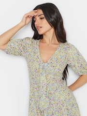 PixieGirl Petite Pink Tie Front Dress - Image 4 of 5