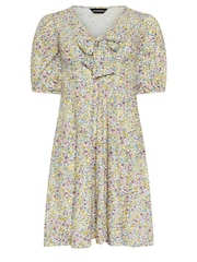 PixieGirl Petite Pink Tie Front Dress - Image 5 of 5