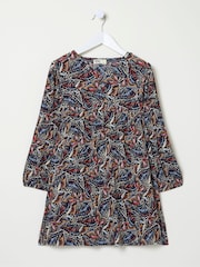 FatFace Lily Blue Butterfly Dress - Image 4 of 4
