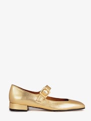 Penelope Chilvers Silver Low Mary Jane Leather Shoes - Image 2 of 4