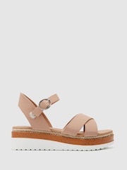 Novo Nude Beijing Cross Strap Flatform Sandals - Image 2 of 4