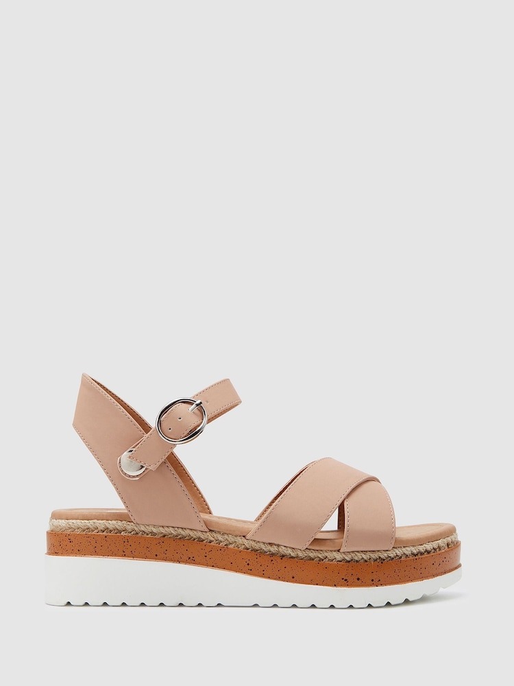 Novo Nude Beijing Cross Strap Flatform Sandals - Image 2 of 4