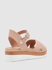 Novo Nude Beijing Cross Strap Flatform Sandals - Image 3 of 4