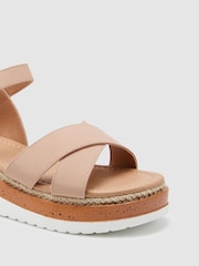 Novo Nude Beijing Cross Strap Flatform Sandals - Image 4 of 4
