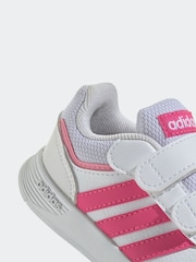 adidas Pink/White Kids Tensaur Switch Shoes - Image 7 of 8