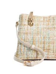 Dune London Cream Dinkydorrien Mini Metal Handle Tote Bag - Image 7 of 7