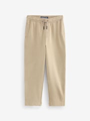 Cement Washed 100% Cotton Straight Leg Garment Dyed Joggers (3-16yrs) - Image 2 of 5