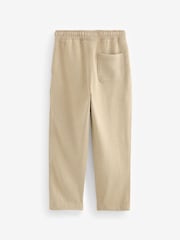 Cement Washed 100% Cotton Straight Leg Garment Dyed Joggers (3-16yrs) - Image 3 of 5