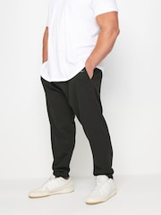 BadRhino Big & Tall Black 100% Cotton Essential Joggers - Image 1 of 2