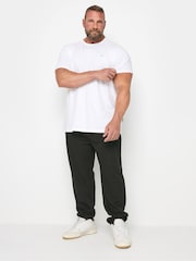 BadRhino Big & Tall Black 100% Cotton Essential Joggers - Image 2 of 2