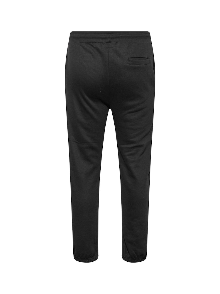BadRhino Big & Tall Black 100% Cotton Essential Joggers - Image 4 of 4 BadRhino Big & Tall Black 100% Cotton Essential Joggers - Image 4 of 4