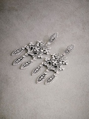 Silver Tone Tabitha Simmons Victoria Chandelier Earrings - Image 3 of 6
