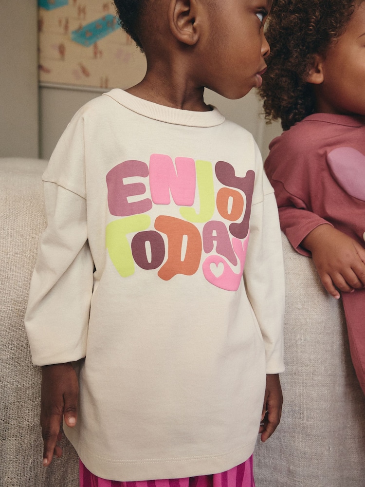 Fraise rose / damier - Pyjama imprimé 3 Pack (9mths-8yrs) - Image 4 of 11