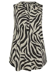 Yours Curve White Sleeveless Blouse - Image 5 of 5