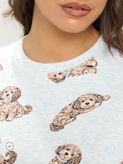 Yours Curve Grey Sleep T-Shirt Nightdress - Image 4 of 6