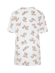 Yours Curve Grey Sleep T-Shirt Nightdress - Image 6 of 6