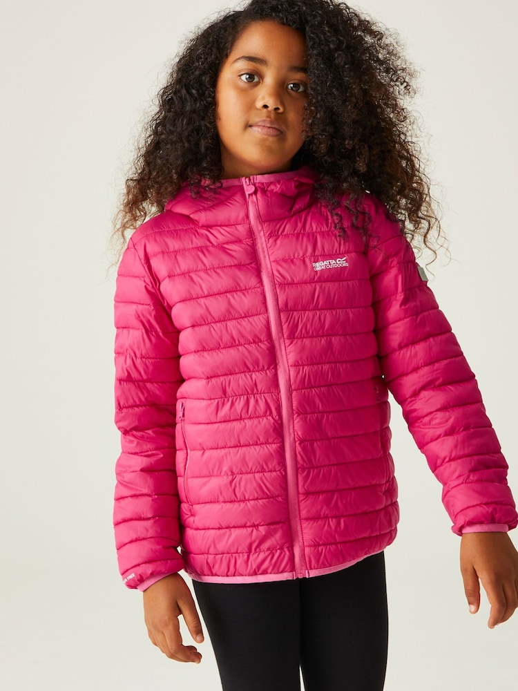 Regatta Pink Junior Hillpack II Lightweight Padded Jacket - Image 1 of 7