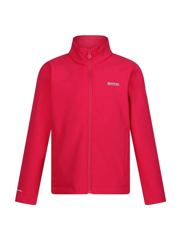Regatta Pink Junior Cera Softshell Jacket - Image 5 of 7