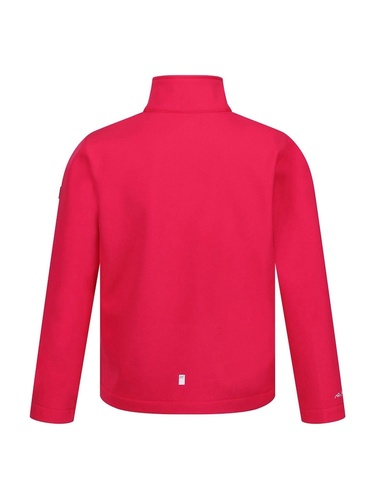 Regatta Pink Junior Cera Softshell Jacket - Image 6 of 7