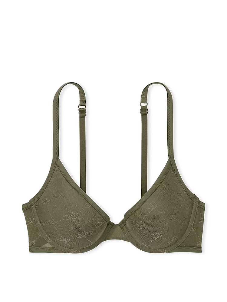 Victoria's Secret PINK Olive Green Push Up Bra - Image 3 of 3 Victoria's Secret PINK Olive Green Push Up Bra - Image 3 of 3