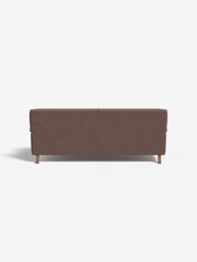 MADE.COM Basket Weave Dusky Pink Orson 3 Seater Sofa - Image 2 of 3