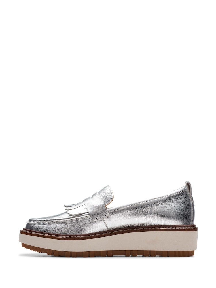 Silber - Clarks Nubuck Orianna Loafers - Bild 2 von 7 Silber - Clarks Nubuck Orianna Loafers - Bild 2 von 7