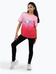 Hype. Girls Pink Fade T-Shirt - Image 1 of 9