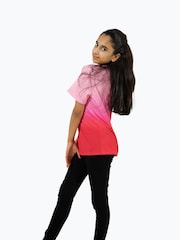 Hype. Girls Pink Fade T-Shirt - Image 2 of 9