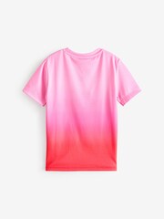 Hype. Girls Pink Fade T-Shirt - Image 6 of 9