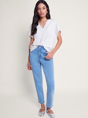 Monsoon Viola V-Neck Pintuck Blouses - Image 1 of 1