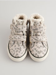 Animal Shimmer Standard Fit (F) High Top Trainers - Image 3 of 6