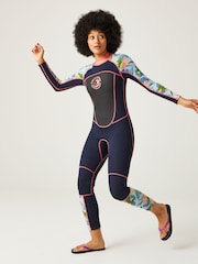 Темно-синий - Гидрокостюм Regatta Womens 3mm Full Wetsuit - Image 6 of 12