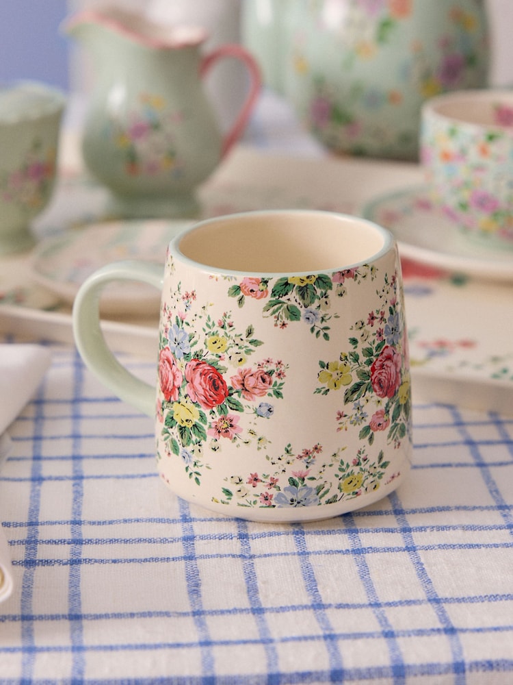Cath Kidston Green Feels Like Home Billie Mug Set Of 4 - Image 1 of 3