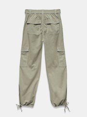 Mint Velvet Green Cotton Cargo Trousers - Image 8 of 9