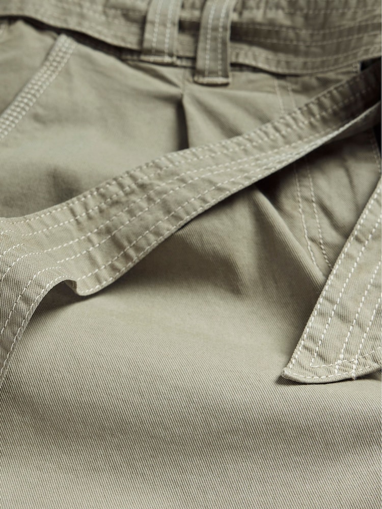 Mint Velvet Green Cotton Cargo Trousers - Image 9 of 9